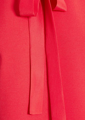 RED Valentino REDValentino - Ruffled crepe mini shirt dress - Red - IT 36