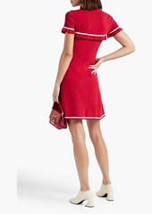 RED Valentino REDValentino - Ruffled knitted mini dress - Red - S