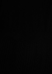 RED Valentino REDValentino - Ruffled ribbed wool mini dress - Black - XS