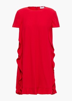 RED Valentino REDValentino - Ruffled satin-crepe mini dress - Red - IT 38