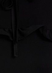 RED Valentino REDValentino - Ruffled stretch-jersey mini dress - Black - XS