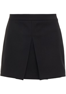 RED Valentino REDValentino - Skirt-effect pleated twill shorts - Black - IT 38