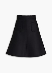 RED Valentino REDValentino - Wool-blend mini skirt - Black - IT 40