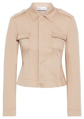 RED Valentino REDValentino - Lace-up cotton-blend twill jacket - Neutral - IT 44