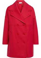 RED Valentino Redvalentino Woman Double-breasted Drill Coat Red