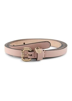 RED Valentino Slim Leather Belt