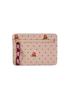 RED Valentino Small Print Leather Pouch