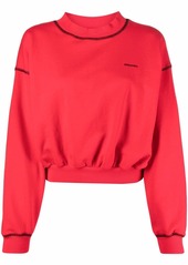 RED Valentino stitch-detailing sweatshirt
