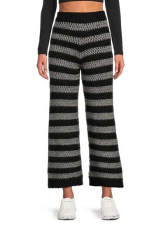 RED Valentino Striped Mohair Blend Pants