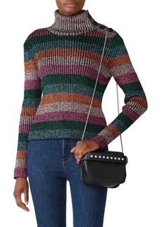 RED Valentino Striped Wool Blend Sweater