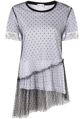 RED Valentino tulle overlay T-shirt