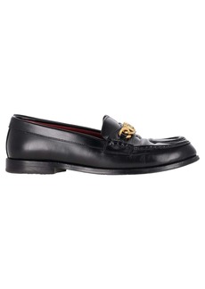 RED Valentino Valentino VCHAIN Loafers in Black Leather