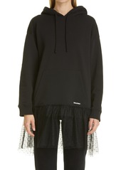Women's Red Valentino Dot Tulle Hoodie