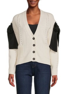 RED Valentino Wool & Cashmere Blend Cardigan