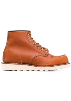 Red Wing lace-up leather boots