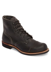 Red Wing Iron Ranger Cap Toe Boot in Charcoal Leather at Nordstrom