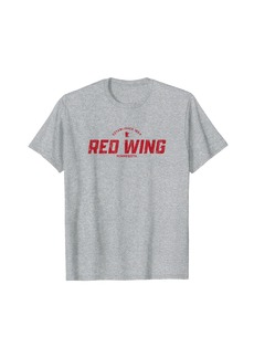 Red Wing Minnesota MN Vintage Athletic Red Sports Logo T-Shirt