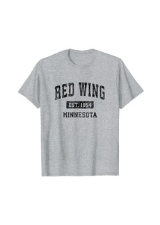 Red Wing Minnesota MN Vintage Sports Design Black Design T-Shirt