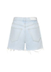 Re/Done 50s Cotton Denim Cutoff Shorts