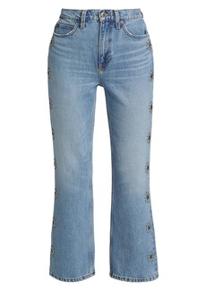 Re/Done 60s Studded Loose Flared Jeans