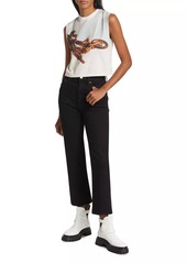 Re/Done 70S' Crop Bootcut Jeans