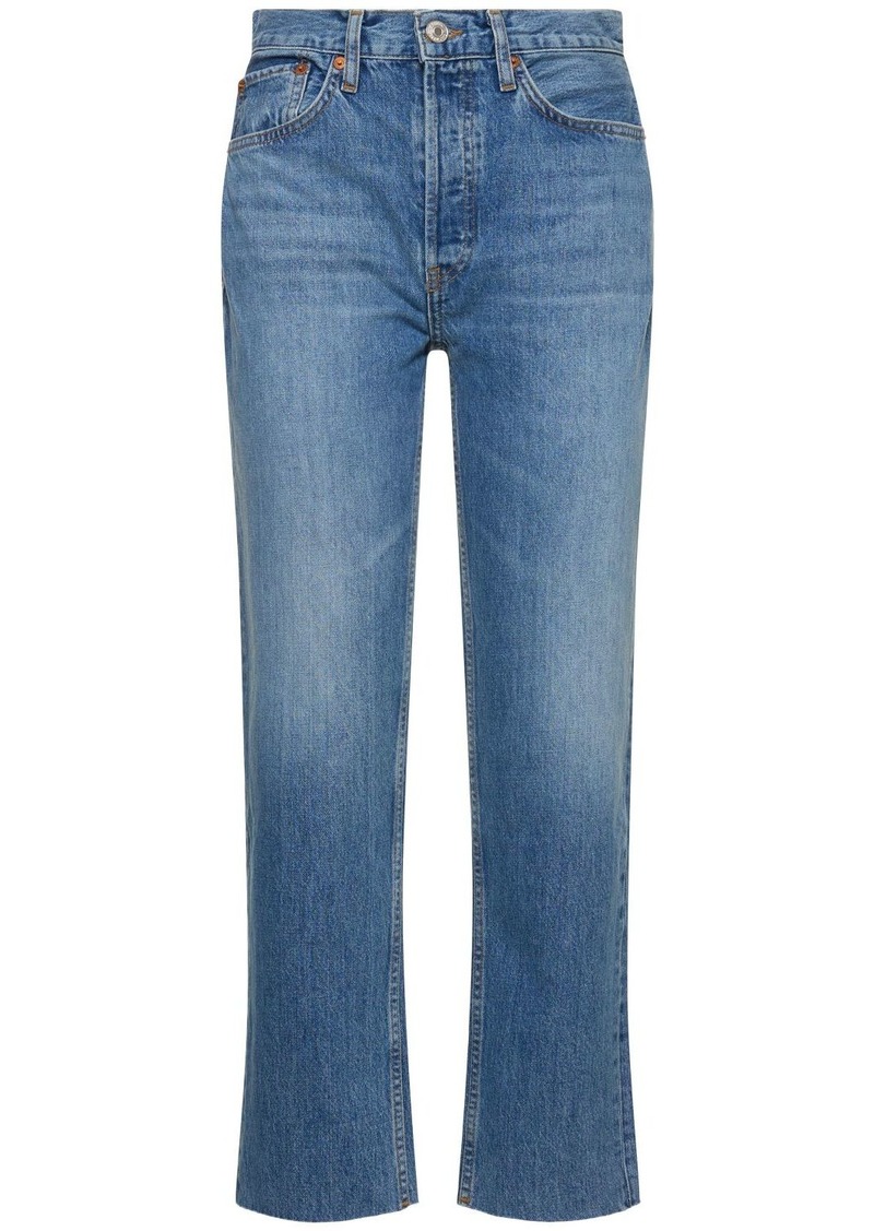 Re/Done 70s High Rise Stove Pipe Straight Jeans