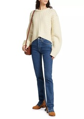 Re/Done 70s High-Rise Stretch Skinny Bootcut Jeans
