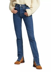 Re/Done 70s High-Rise Stretch Skinny Bootcut Jeans