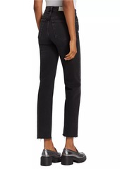 Re/Done 70s Stove Pipe High-Rise Stretch Crop Jeans