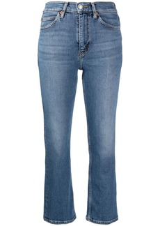 Re/Done 70s straight-leg cropped jeans