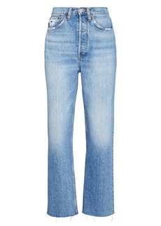 Re/Done 70s Ultra High-Rise Stove Pipe Jeans