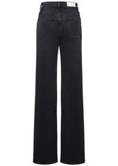 Re/Done 70s Ultra High Rise Wide Cotton Jeans