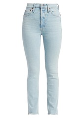 Re/Done 80s High-Rise Slim Straight Jeans