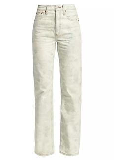 Re/Done 90's Acid Wash Straight-Leg Jeans