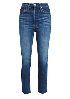Re/Done 90s High-Rise Ankle Crop Jeans