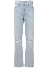 Re/Done 90s High-rise Distressed Loose Jeans