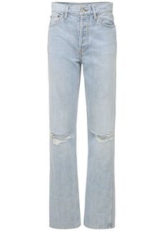 Re/Done 90s High-rise Distressed Loose Jeans
