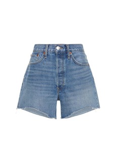 Re/Done 90s Low Slung Cotton Denim Shorts