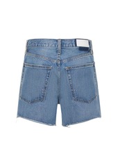 Re/Done 90s Low Slung Cotton Denim Shorts