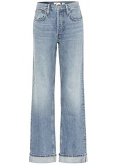 Re/Done '90s Relaxed mid-rise straight jeans