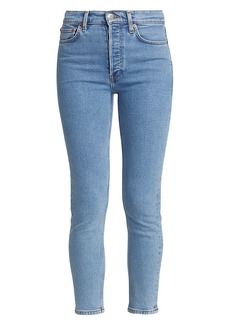 Re/Done 90s Stretch High-Rise Ankle Jeans