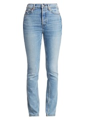 Re/Done Comfort Stretch High Rise Straight Jeans