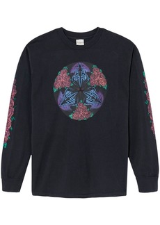 Re/Done cosmic rose-print sweatshirt
