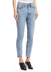 Re/Done High-Rise Ankle Crop Comfort Stretch