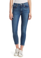Re/Done High-Rise Ankle Crop Comfort Stretch
