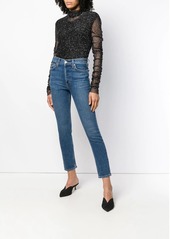 Re/Done High Rise Ankle Crop jeans