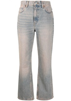Re/Done high-rise flared jeans