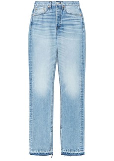 Re/Done high-rise light wash jeans