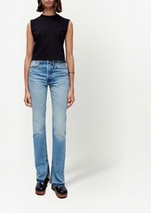 Re/Done high-rise light wash jeans