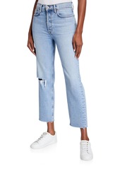 Re/Done High-Rise Stovepipe Jeans 